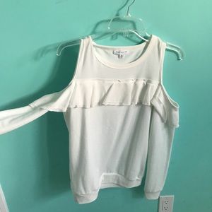 cold shoulder sweater